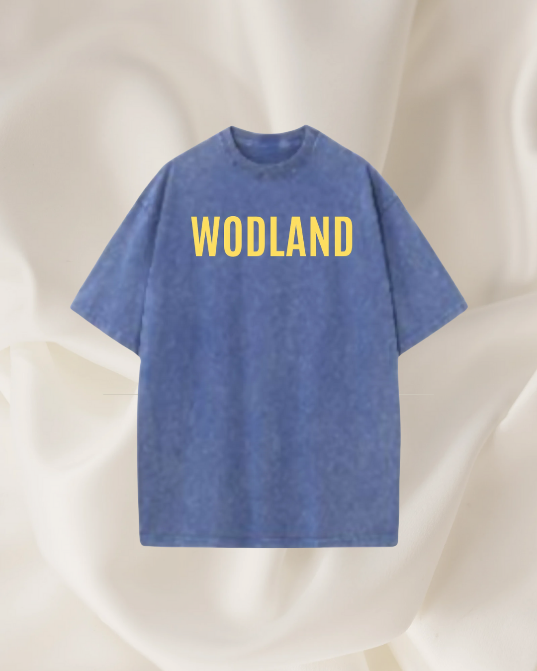 CAMISETA OVERSIZED CASUAL CASCADE AZUL