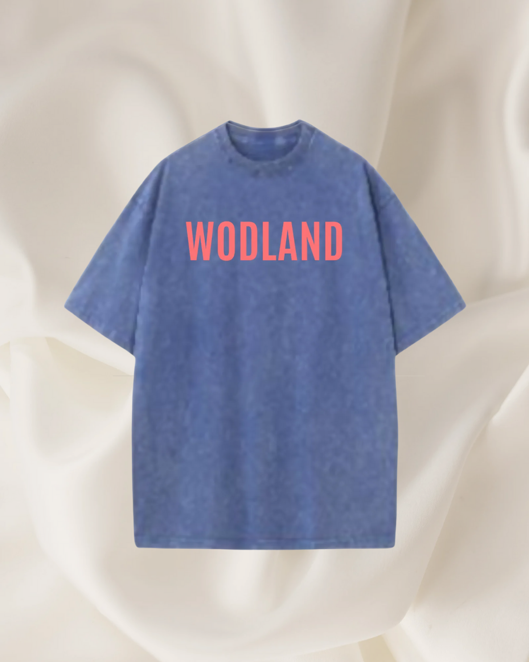 CAMISETA OVERSIZED CASUAL CASCADE AZUL