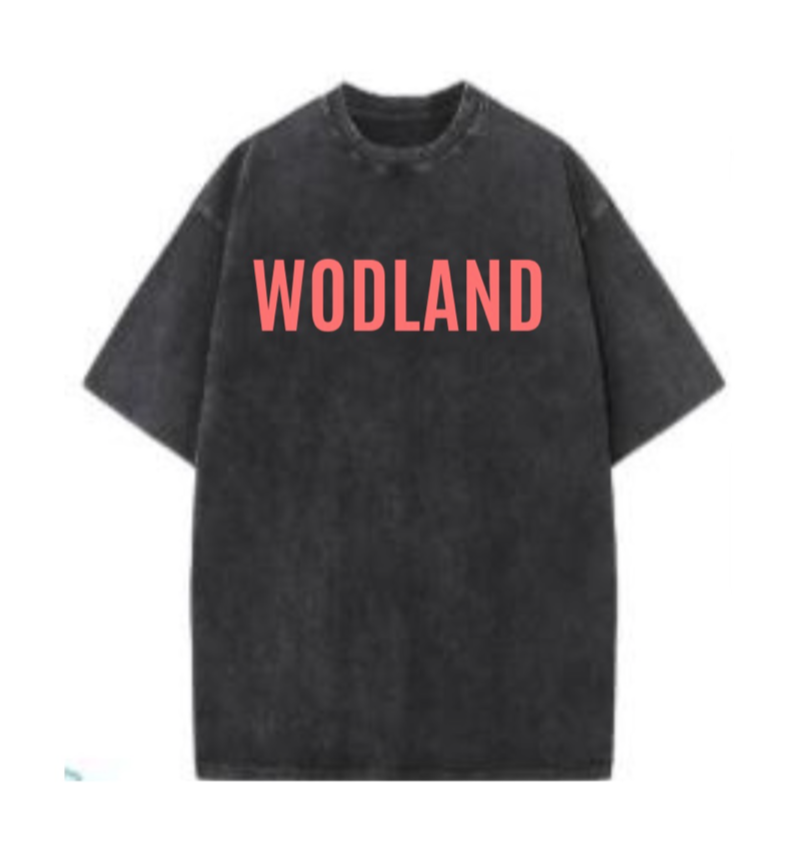 CAMISETA OVERSIZED CASUAL CASCADE NEGRA