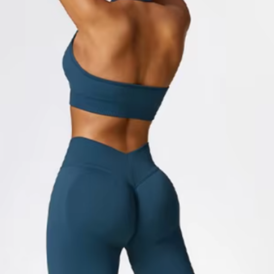 SUJETADOR DEPORTIVO GLAM AZUL OSCURO