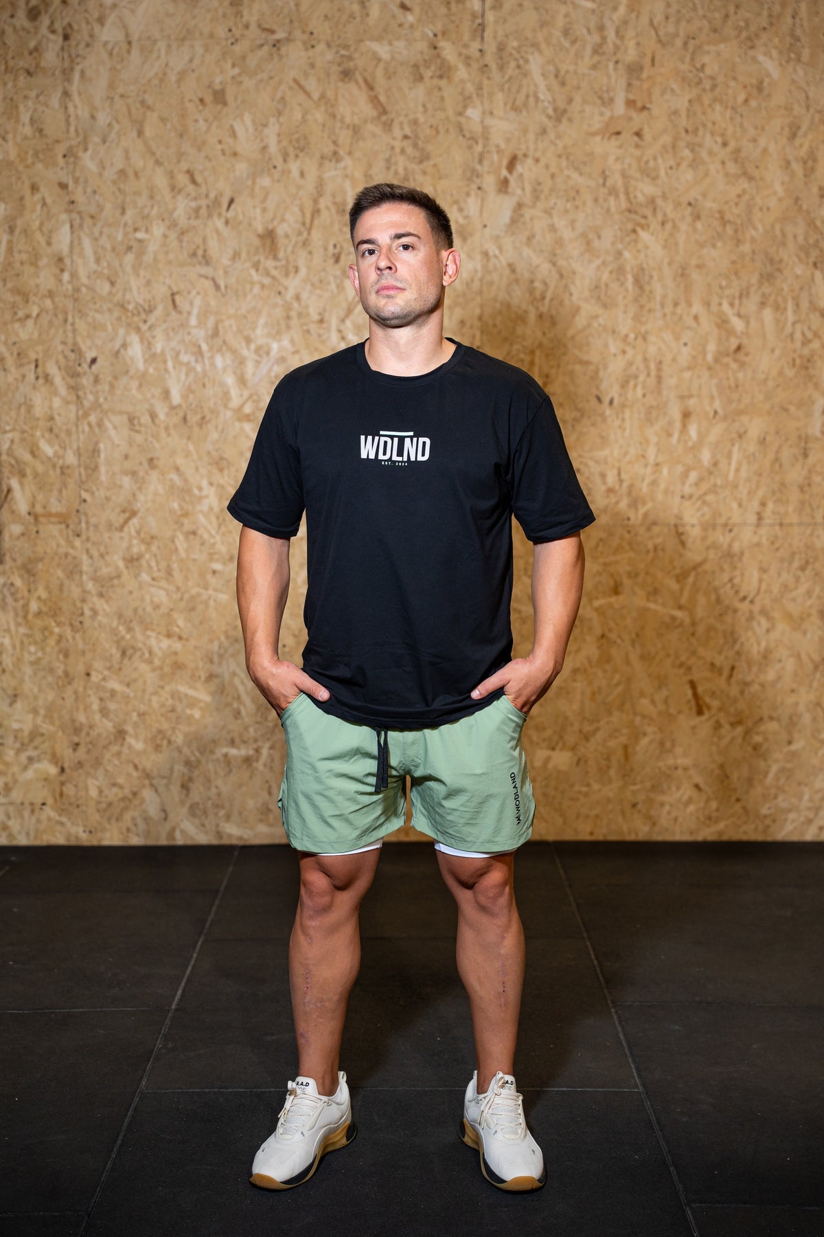 2 IN 1 SHORTS - VERDE CLARO