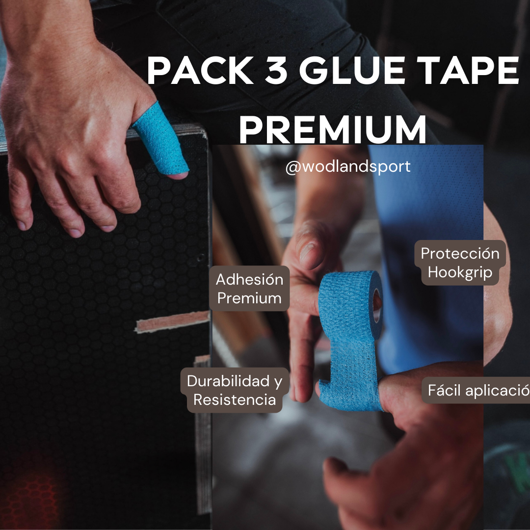 PACK 3 ROLLOS GLUE TAPE PREMIUM