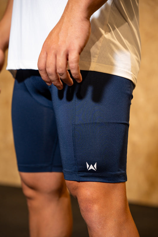 MALLA SPORTSCULPT LIGERA COMPRESIÓN AZUL MARINO