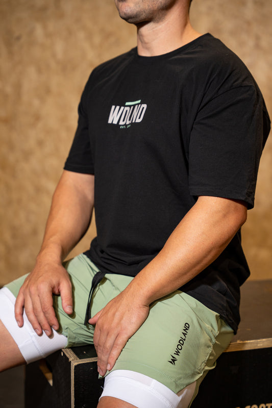 2 IN 1 SHORTS - VERDE CLARO