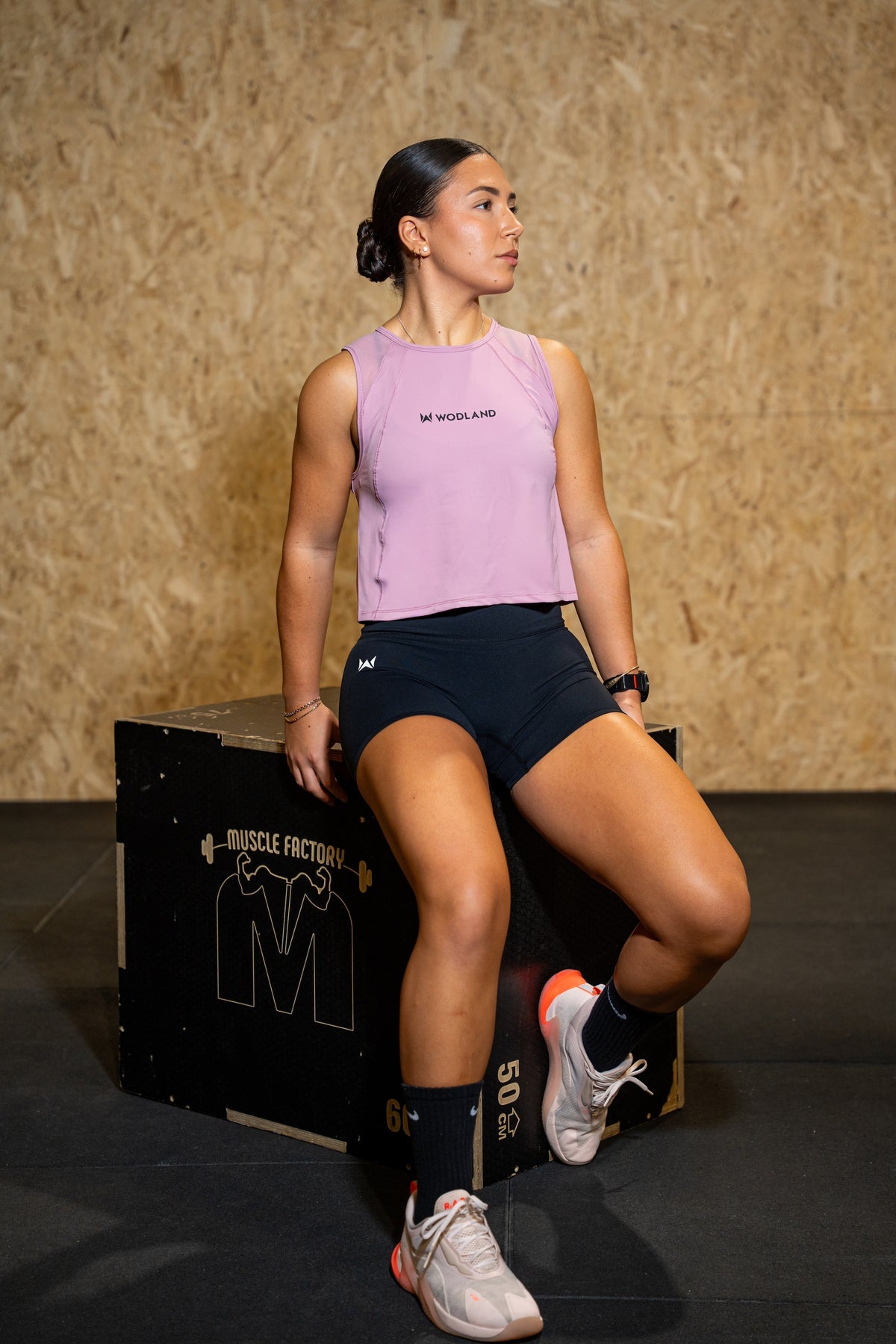 ACTIVE CROP TANK ROSA